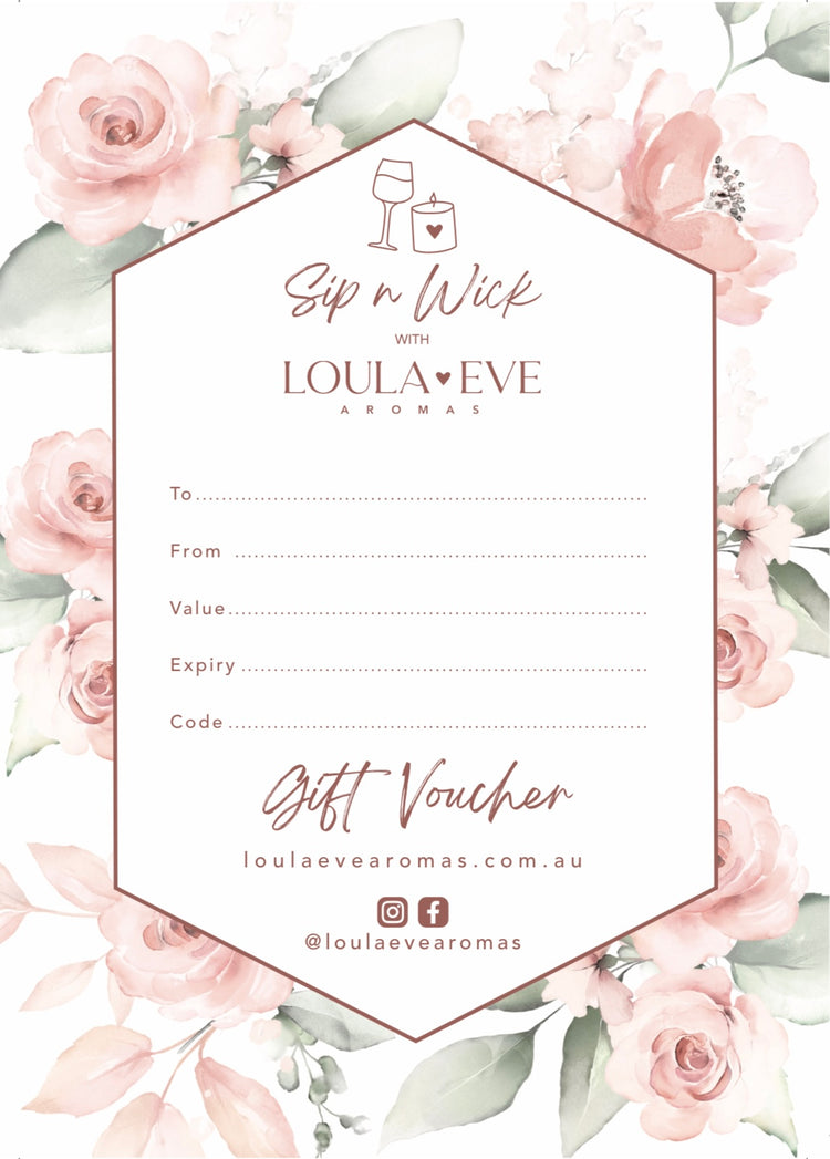 Sip n Wick Digital Gift Voucher