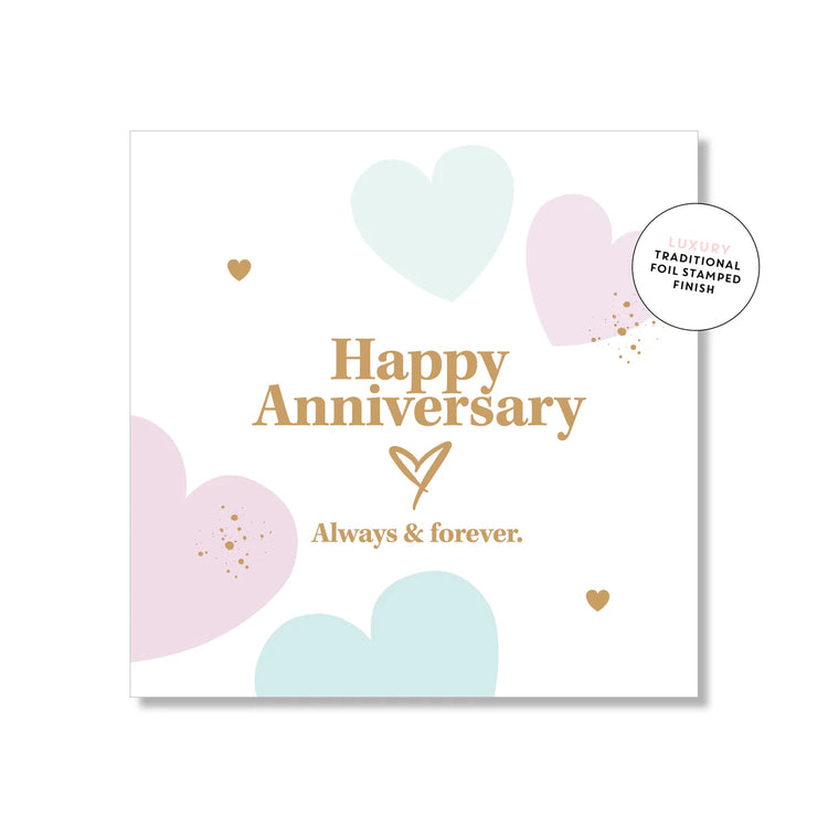 Anniversary Hearts - Mini Card