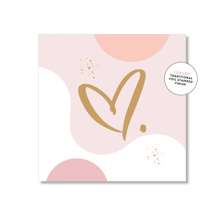 Creamy Soda Heart - Mini Card
