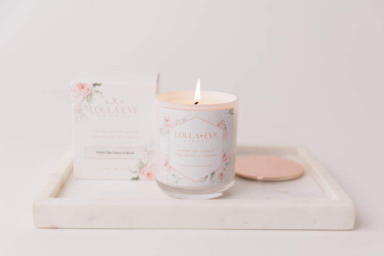 Luxe White 300g Candle