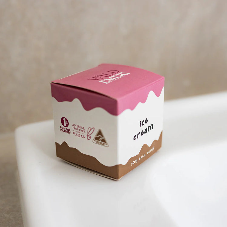 Wild Emery - Ice Cream Cube Bath Bomb - 160g