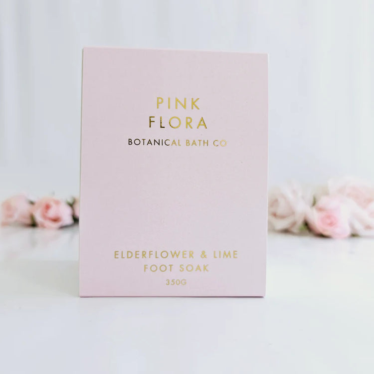 Pink Flora Botanical Bath Co. - Elderflower & Lime Foot Soak