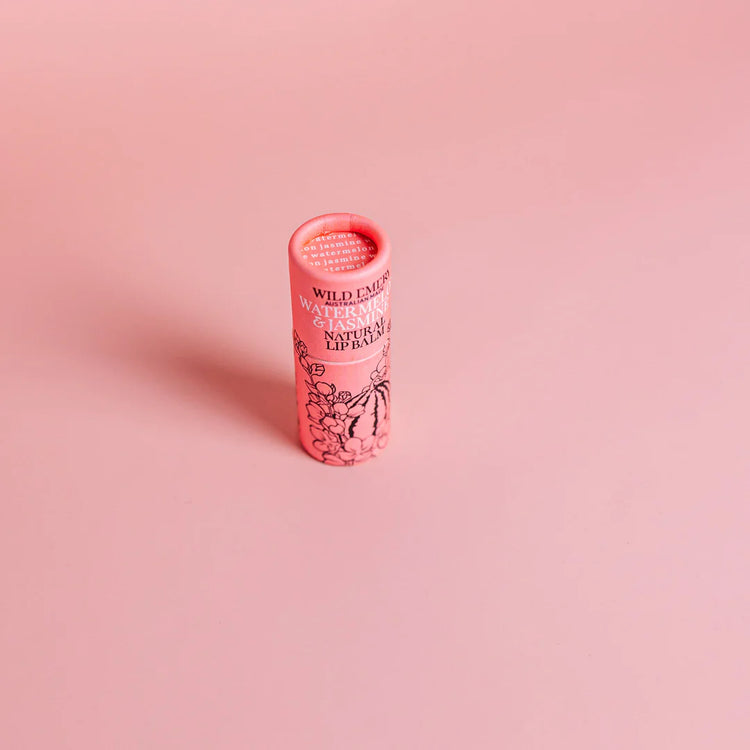 Wild Emery - Watermelon & Jasmine Natural Lip Balm