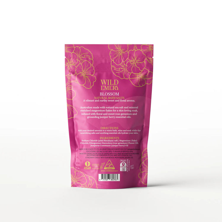 Wild Emery - Blossom Natural Bath Salts - 180g