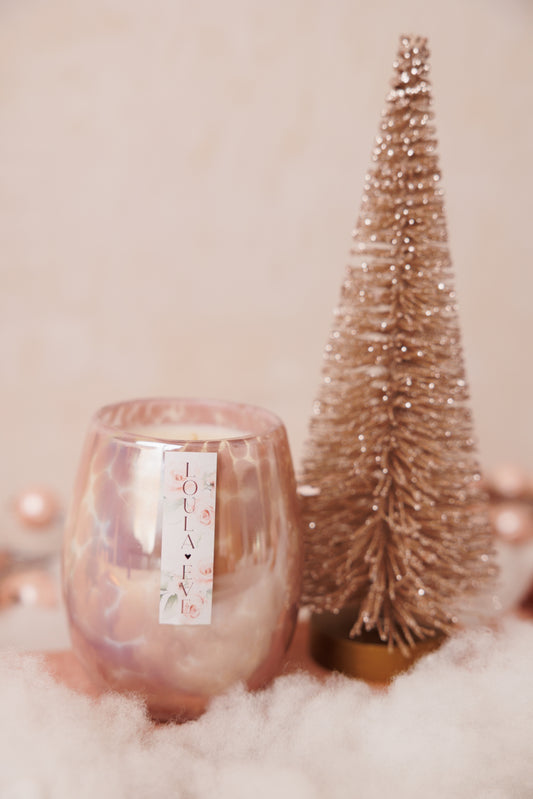 Blush Pink Candle 440g - Christmas Fragrances