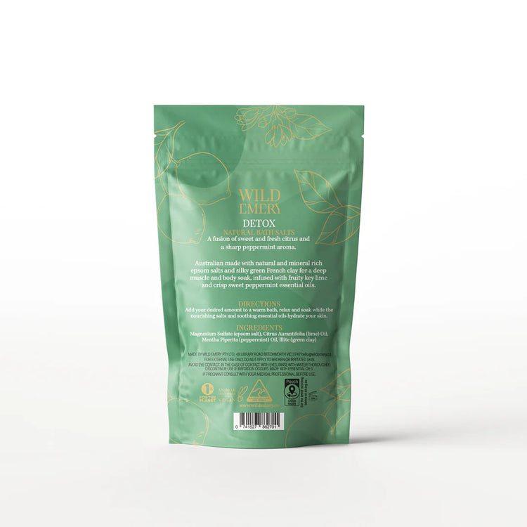 Wild Emery - Detox Natural Bath Salts - 180g