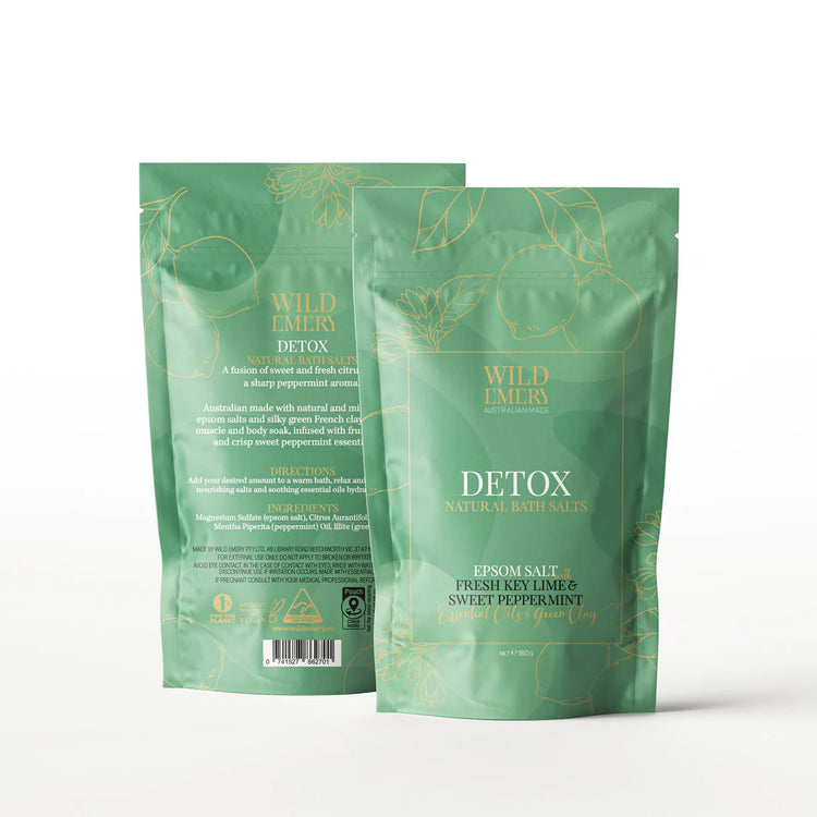 Wild Emery - Detox Natural Bath Salts - 180g