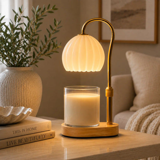 Milk Glass Candle Warmer Lamp - PRE-ORDER (Arriving October 2026)