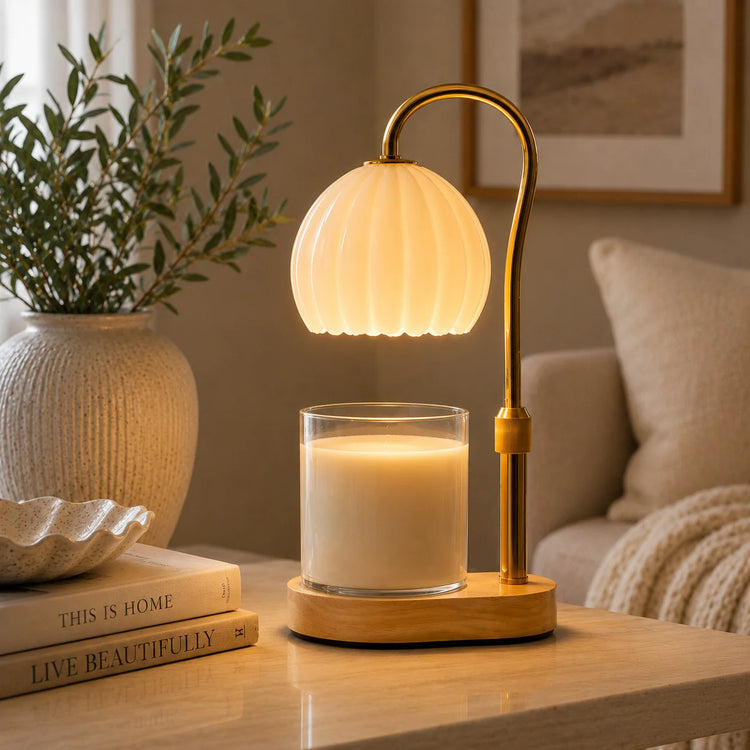 Milk Glass Candle Warmer Lamp - PRE-ORDER (Arriving October 2026)