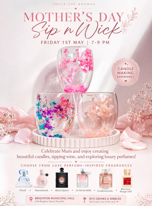 Sip n Wick - Mother’s Day - Friday 1 May | 7pm
