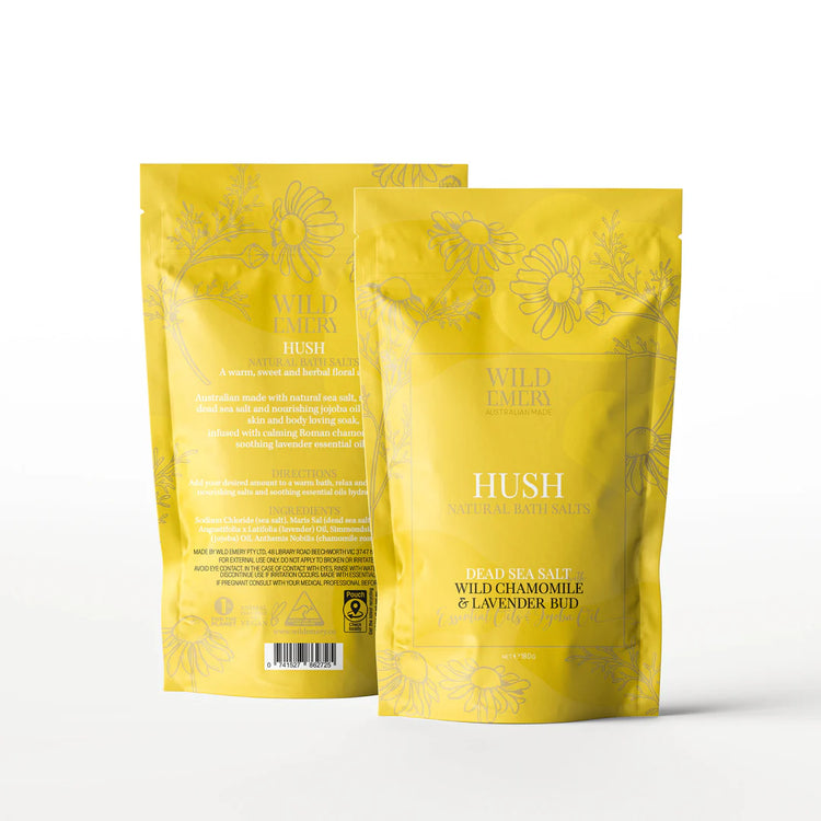 Wild Emery - Hush Natural Bath Salts - 180g