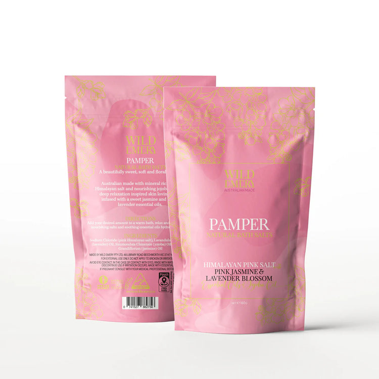 Wild Emery - Pamper Natural Bath Salts - 180g