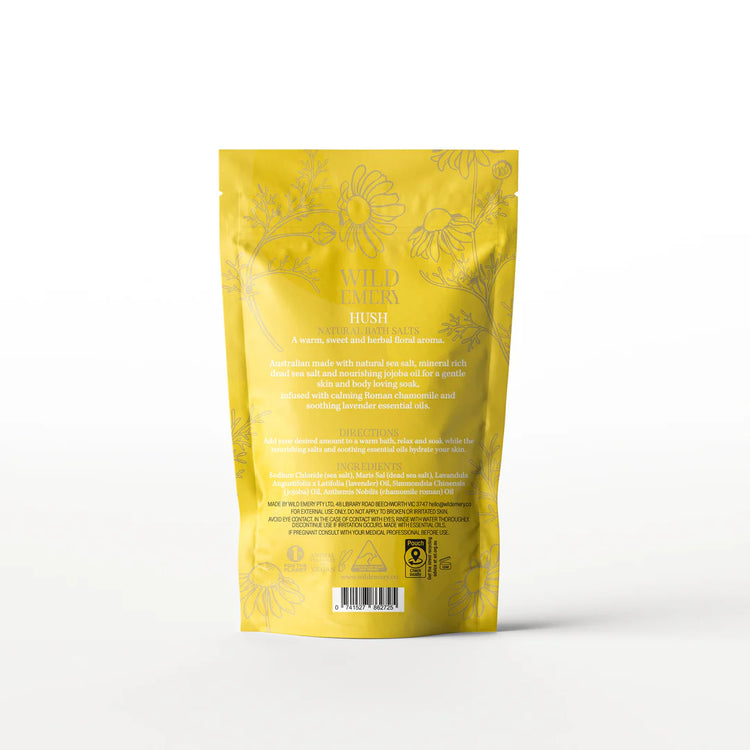 Wild Emery - Hush Natural Bath Salts - 180g