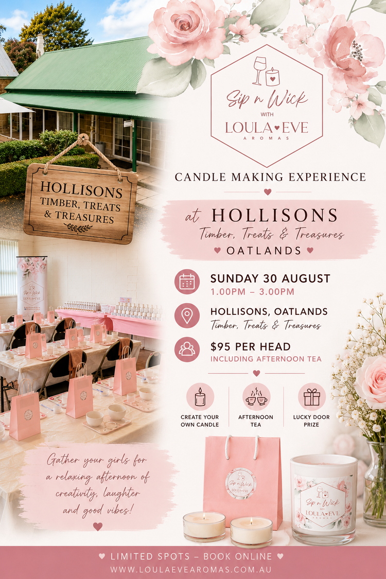 Winter Sip n Wick - Hollisons, Oatlands - Sunday 30 August 2026 - 1 PM