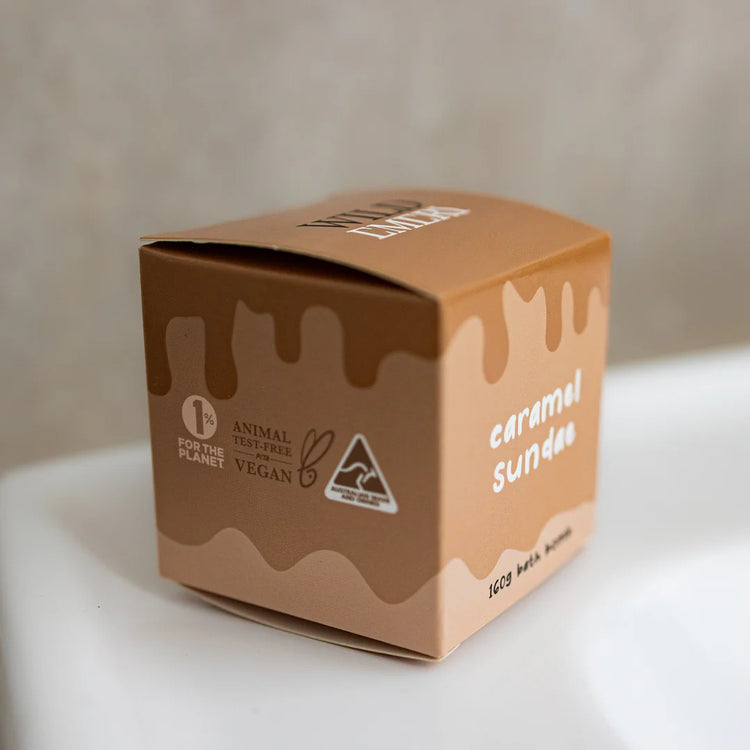 Wild Emery - Caramel Sundae Cube Bath Bomb - 160g