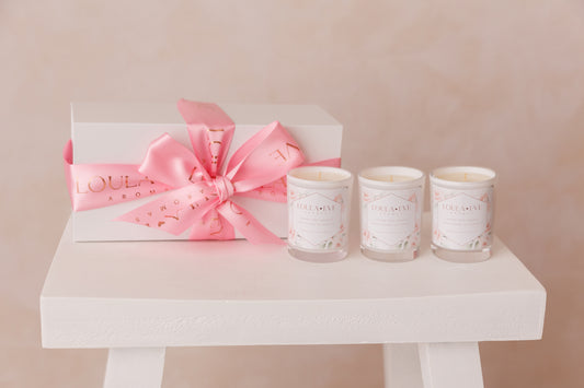 Trio of Mini Candles Gift Box