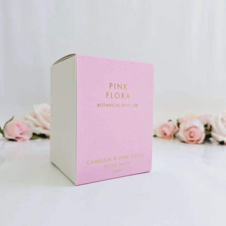 Pink Flora Botanical Co.- Camellia & Pink Lotus Petal Bath