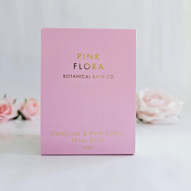 Pink Flora Botanical Co.- Camellia & Pink Lotus Petal Bath