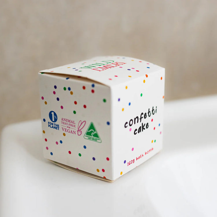 Wild Emery - Confetti Cake Cube Bath Bomb - 160g